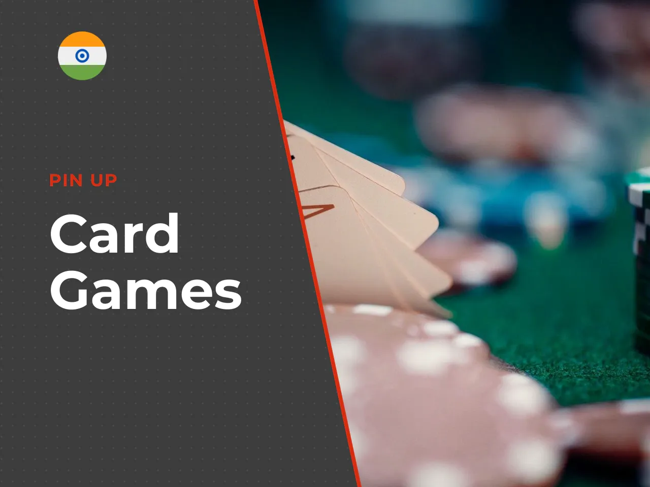 Card Games and Poker. Pin Up offers both RNG-based (software-dealt) and live-dealer versions of popular card games. Indian favourites Teen Patti and Andar Bahar are available in live format, alongside