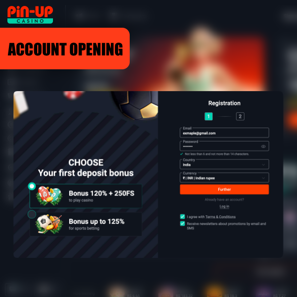 To access the full suite of casino features, registration at Pin-Up is mandatory.