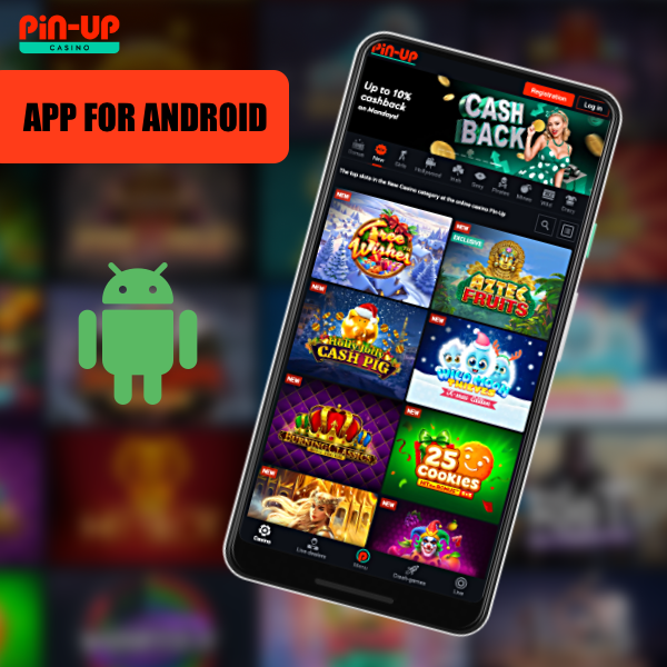 Pin Up mobile app for Android