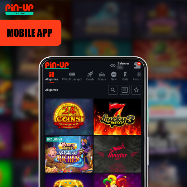 Pin Up mobile app