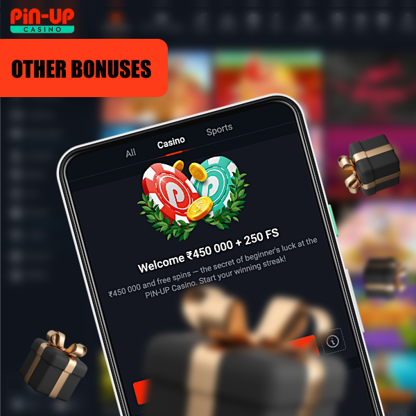 Pin Up Casino provides a variety of bonuses and promotions for their users.